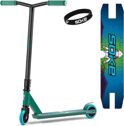 Soke Go! monopattino freestyle verde-blu