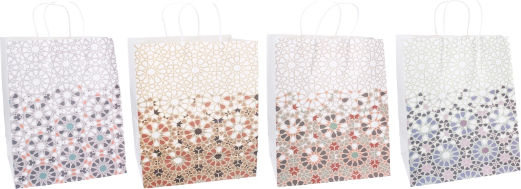 Borsa regalo con motivo geometrico - 1 pezzo