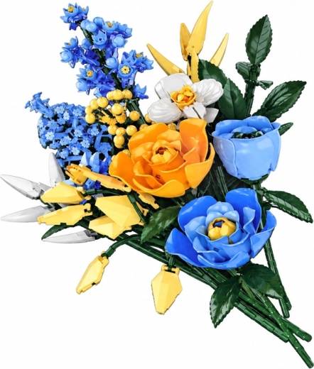 Bouquet colorato ricco di dettagli
