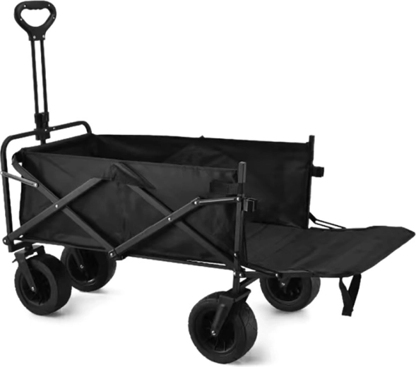 Carrello da trasporto pieghevole Baby Mix nero