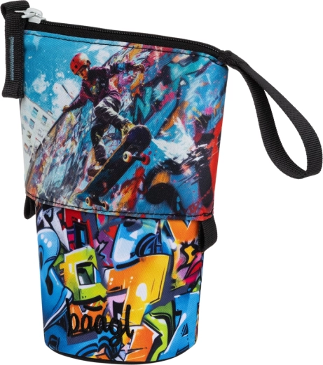 Si trasforma in un portapenne con un solo gesto