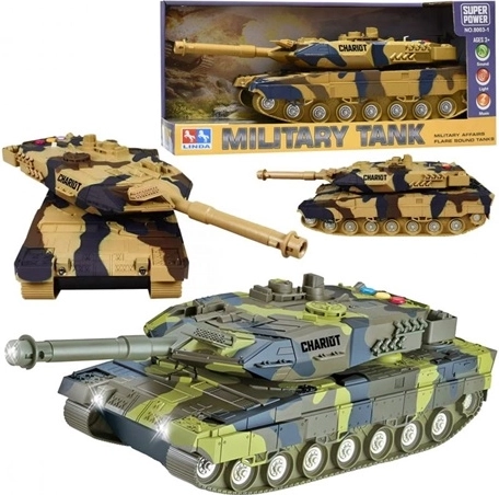 Carro armato per bambini con effetti luminosi e sonori