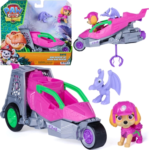 Paw Patrol Dino Movie: Jet Dino Rescue di Skye con personaggi