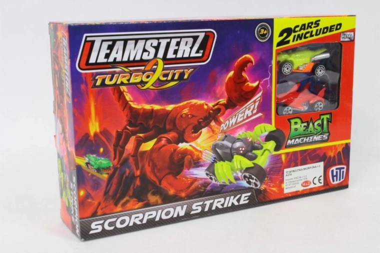 Teamsterz Beast Machines Torre: attacco dello scorpione + 2 automobiline