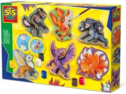 Set SES per colare gesso e dipingere: creature mitiche
