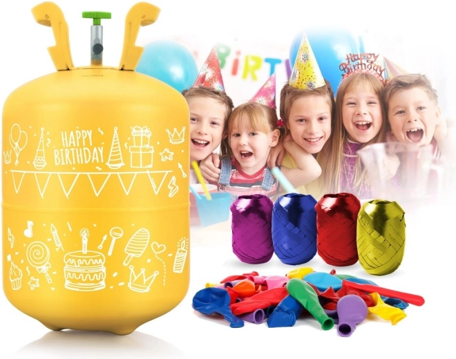 Tutto in uno: elio, palloncini e nastro