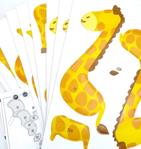 Pezzi numerati per un incollaggio senza pensieri