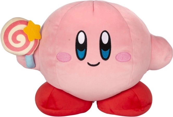 TOMY Mocchi peluche mega Kirby con lecca-lecca