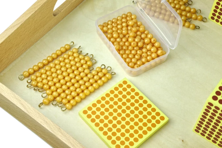 Materiale di perle per il calcolo e la composizione delle quantità