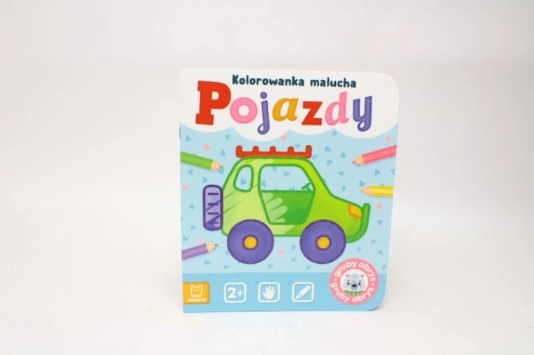 Album da colorare per i più piccoli con veicoli