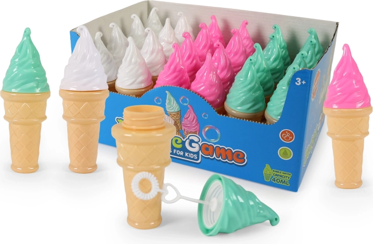 Giochi di bolle di sapone a forma di gelato 40 ml