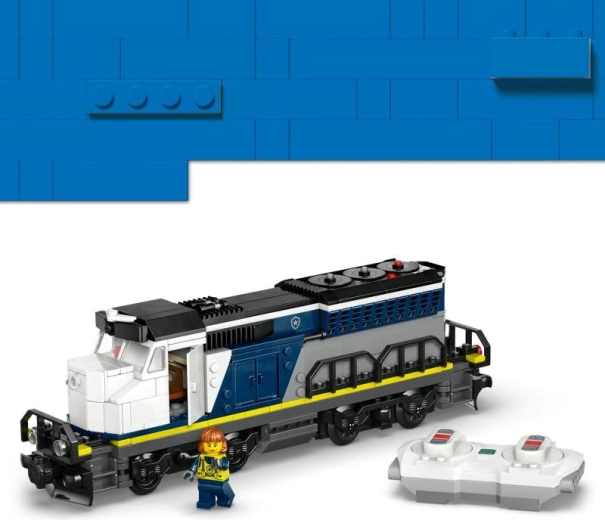 Treno della polizia telecomandato con Powered Up