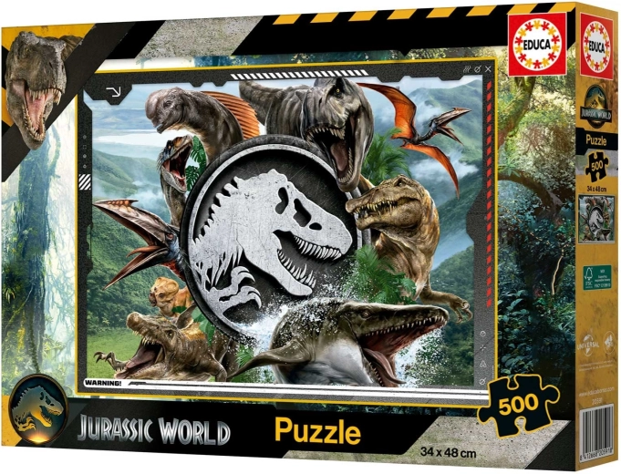 Puzzle Educa Jurassic World 500 pezzi