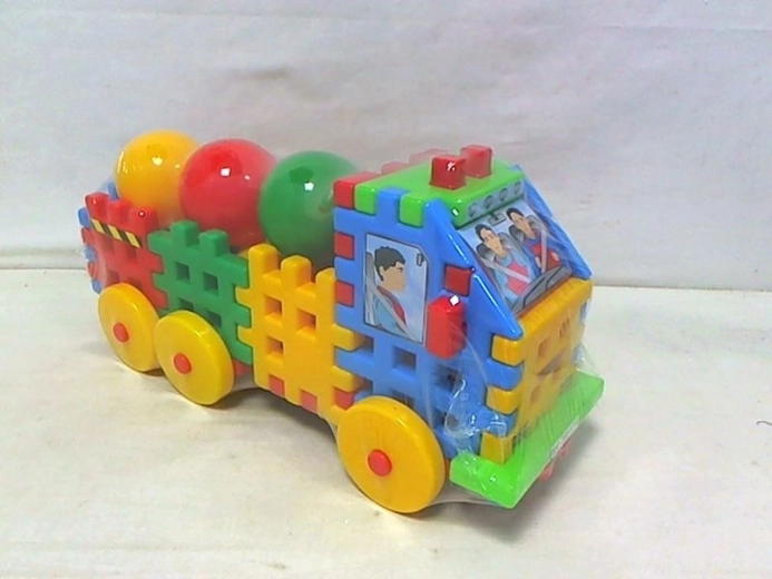 Set di mattoncini gonfiabili – camion con palline