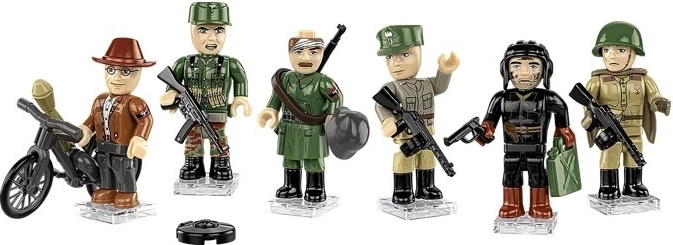 Sei minifigure per una scena autentica