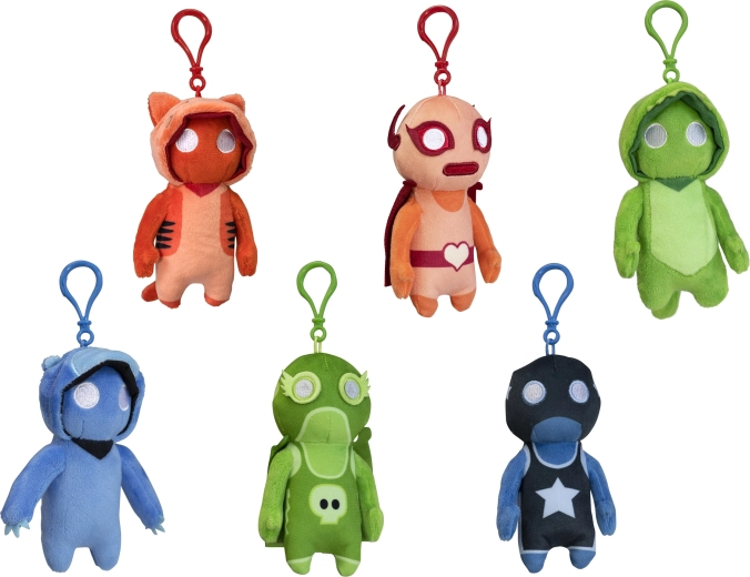 Portachiavi di peluche Gang Beasts - 1 pezzo