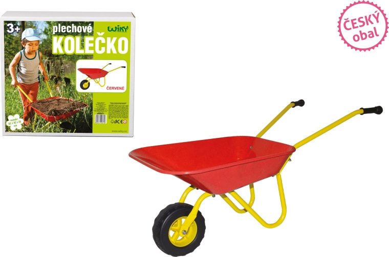 Carriola in lamiera Český obal rossa 82 × 42 × 35 cm
