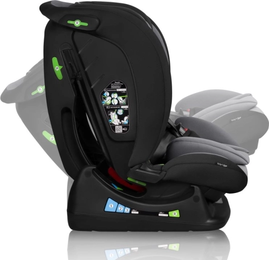 Cresce con il bambino: 40–150 cm con RWF fino a 105 cm