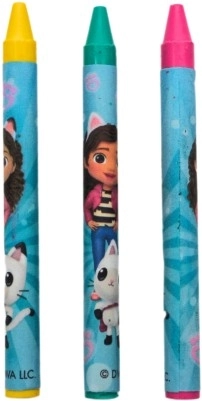 Divertimento immediato grazie a 3 pastelli a cera