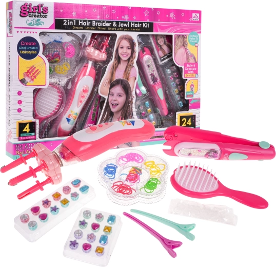 Set per intrecciare treccine con gioielli