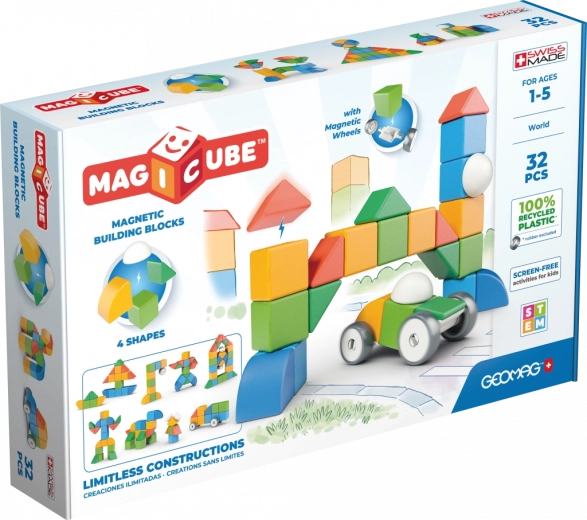 Geomag Magicube Shapes – set di costruzione 32 pezzi