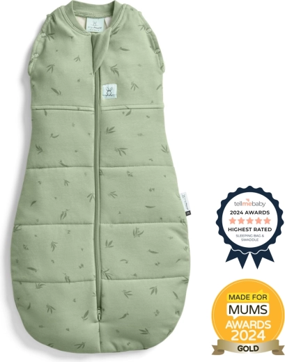 ErgoPouch cocoon fasciatoio e sacco nanna 2 in 1 willow 2,5 tog (3–6 mesi)