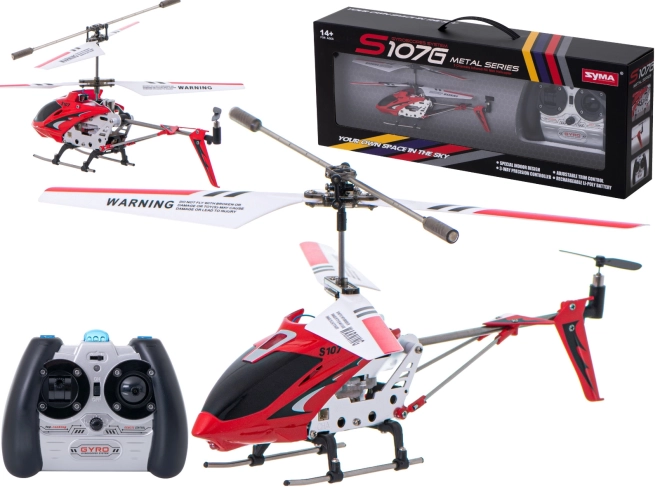 Elicottero RC Syma S107G – Rosso