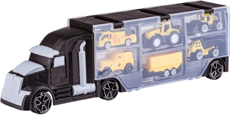 Camion 3 in 1: carro attrezzi, trasportatore e garage