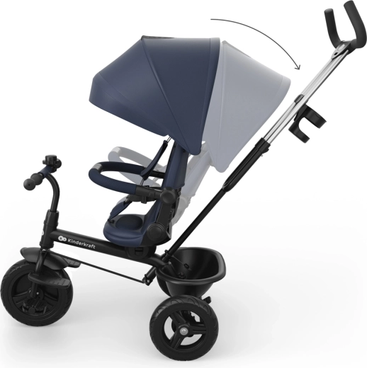 Sedile 360° CLICK & TWIST e posizione semi-reclinata