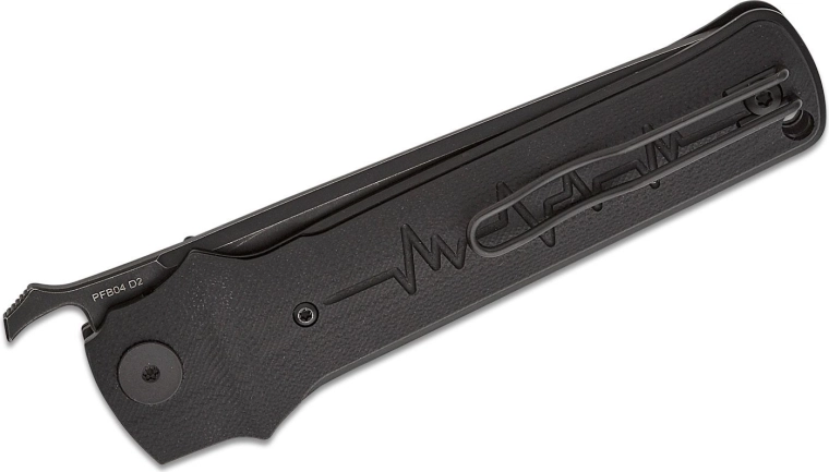 Impugnatura G10 resistente e clip discreta