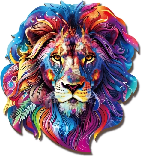 2Kids Toys puzzle in legno leone