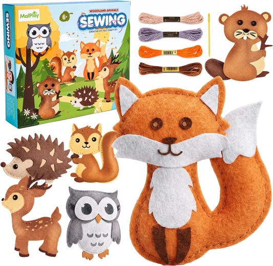 Set per cucire animaletti (6 pz)