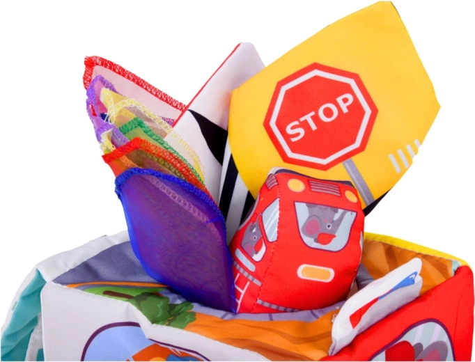 Nastrini estraibili e palline per la motricità fine