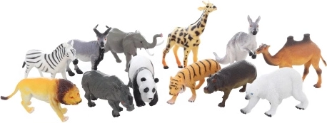 Animali selvatici figura in plastica 14 cm