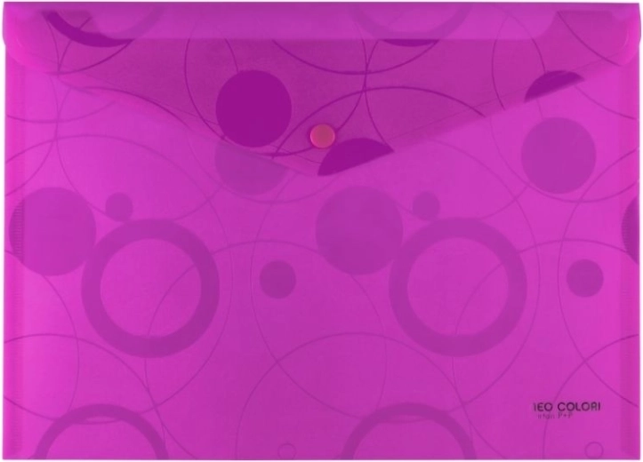 Busta con bottoni A5 Rosa