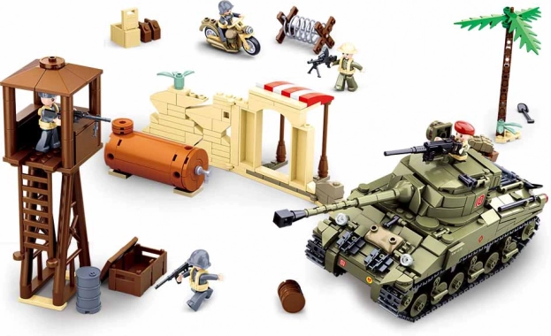 Set di costruzioni Sluban Armata Battaglia di Guerra