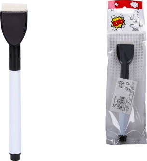 Pennarello per Lavagna Bianca con Mini Gomma Nero