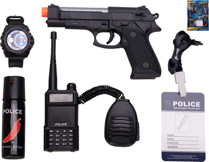 Mezzi di trasporto della polizia – set 5 pz a retrocarica