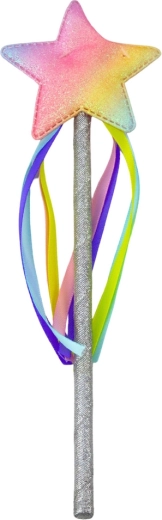 Bacchetta magica con stella e nastrini