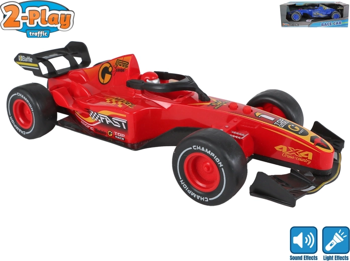 Formula con trazione a inerzia 2-Play Traffic 26 cm con luce e suono