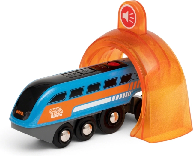 BRIO Smart Tech Sound locomotiva registrabile con tunnel sonoro
