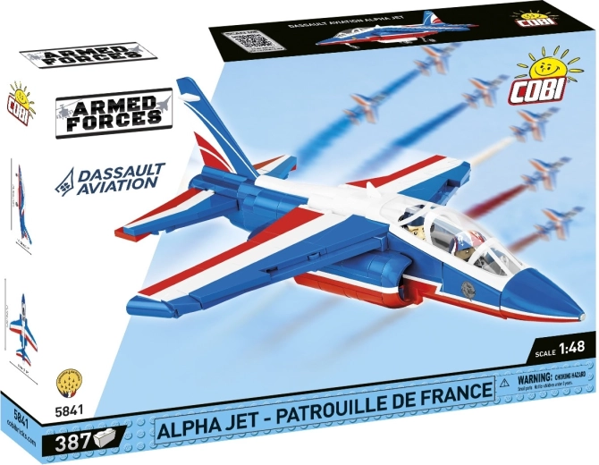 COBI armed forces alpha jet Patrouille de France 1:48 – set di costruzione (387 pezzi)