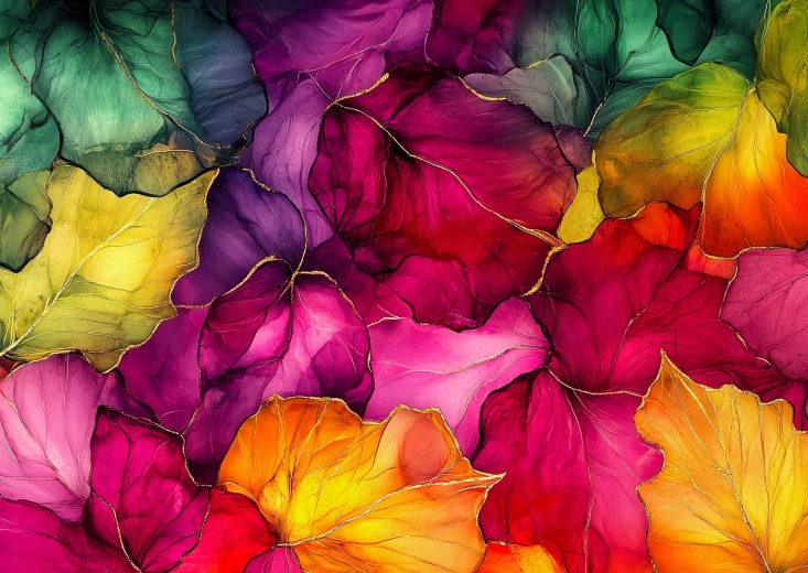 Enjoy puzzle Foglie autunnali astratte 1000 pezzi