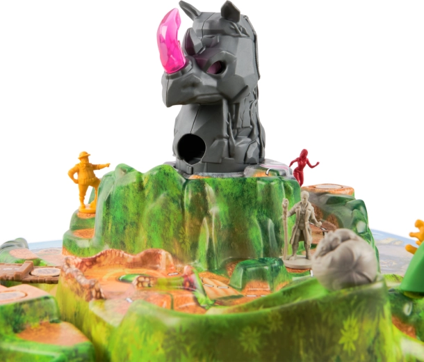 Isola 3D interattiva con la Montagna del Rinoceronte