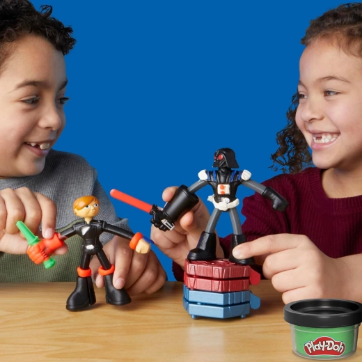 Due figure mobili di Star Wars