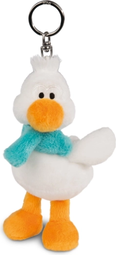 Portachiavi in peluche Oca delle nevi Dr. Schnaddel 10 cm
