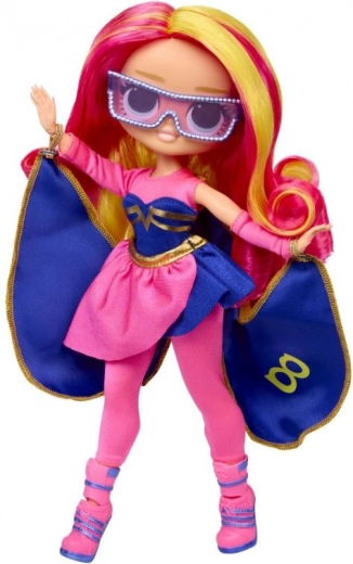 Elegante outfit da supereroina e accessori