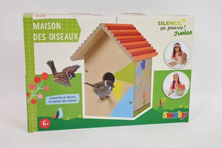Casetta nido in legno Smoby per bambini da assemblare e dipingere