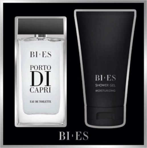 Bi-Es Porto di Capri set regalo per uomo – eau de parfum 90 ml + gel doccia 150 ml