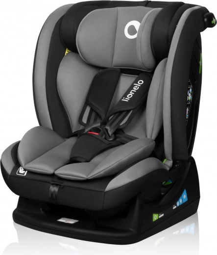 Seggiolino auto Aart i-Size 40–150 cm di Lionelo – Grigio